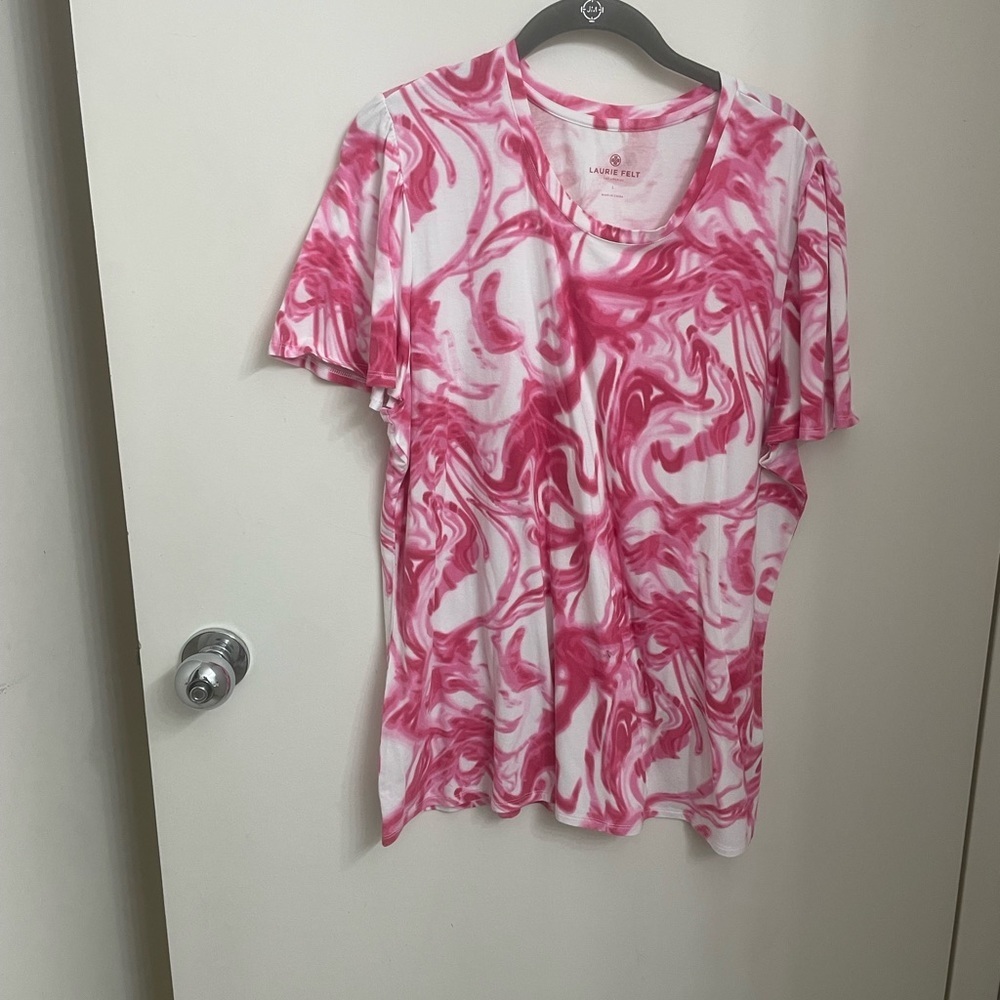 Laurie Felt Flounce-sleeve tee